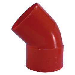CURVA 45Â° IN PVC 45 Ã¸ 40 (PZ 20)