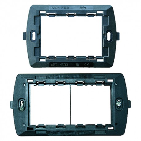 M.E. SUPPORTO 3 MODULI C/VITI LIFE 4603