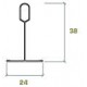 PROFILO INTERMEDIO 38*24 H600 NEW LOCK PER PANNELLI FIBRA