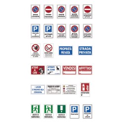 CARTELLO SEGNALETICA PARCHEGGIO RISERVATO AI CONDOMINI (PZ 10)