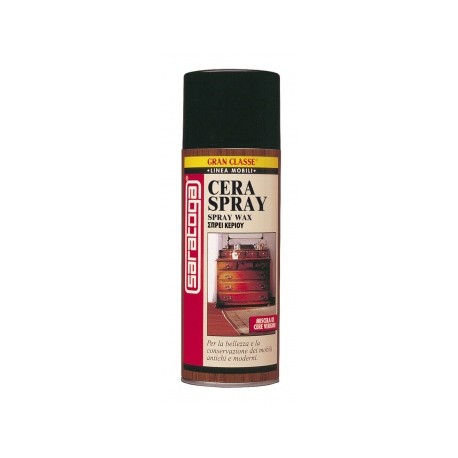SARATOGA CERA SPRAY MOBILI 400 ML.
