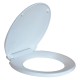 SEDILE C/SOFT CLOSE BIANCO IN PLASTICA TERMOINDURENTE 101B44
