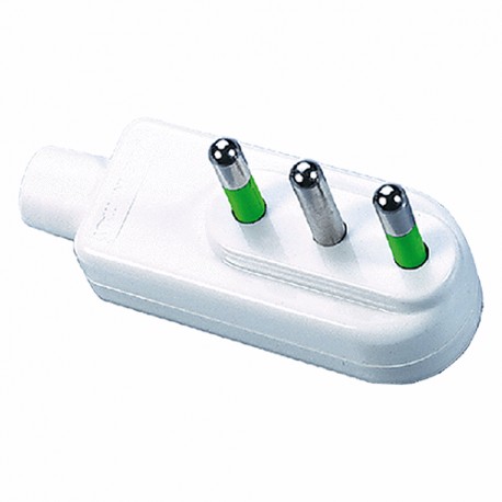 SPINA VOLANTE PIATTA 2P+T16A C/PROTEZIONE.CAVO '80040' 'FME'