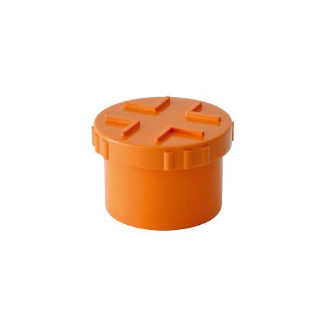 TAPPO A VITE IN PVC DA 63