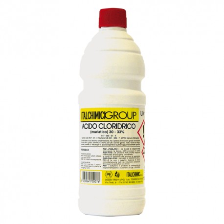 ACIDO CLORIDICO PURO LT.1 30-33%