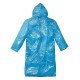 IMPERMEABILE TASCABILE TAGLIA UOMO AZZURRO MONOUSO 100 % POLITILENE 463100