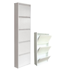 SCARPIERA 'RIBALTABILE' 5 ante - cm L.50 x P.15 x h.169 (PZ 1)