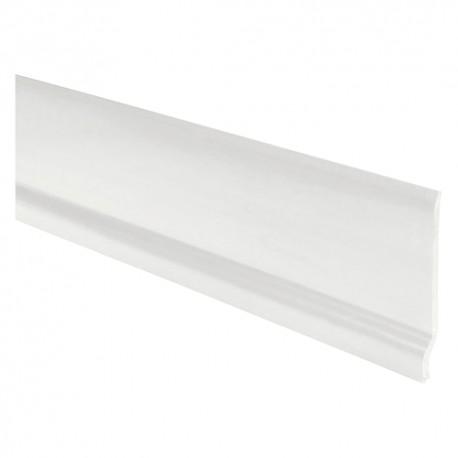 BATTISCOPA PVC ESPANSO MM.70*9 BIANCO DA 2 MT