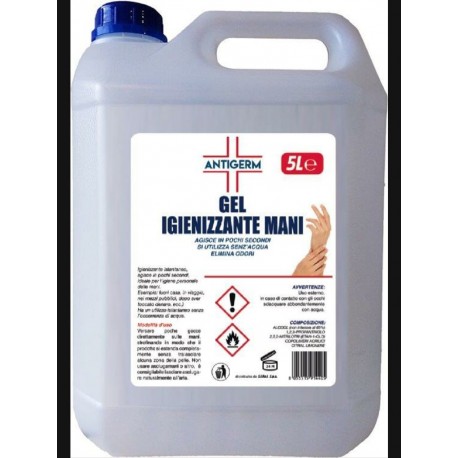 GEL IGIENIZZANTE MANI FLACONE 5000 ML