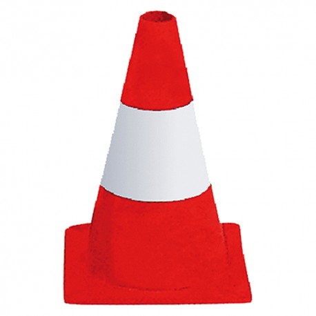 CONO SEGNALETICO CM.50 IN POLIETILENE