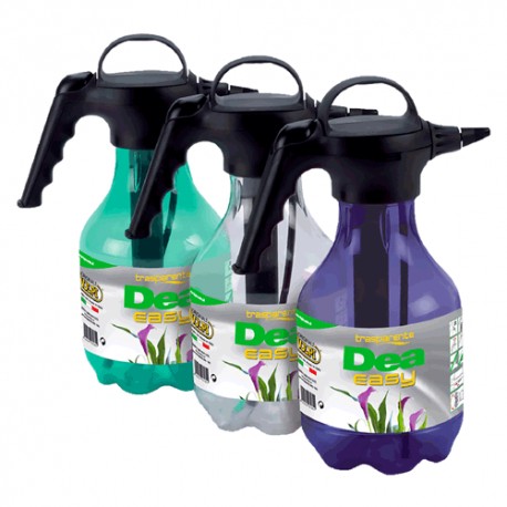 POMPA IRRORATRICE A PRESSIONE LT 2 PVC DEA EASY TRASPARENTE COLORATO