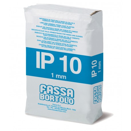 IP 10MM 1 BIANCO INTONACO FINITURA 25 KG
