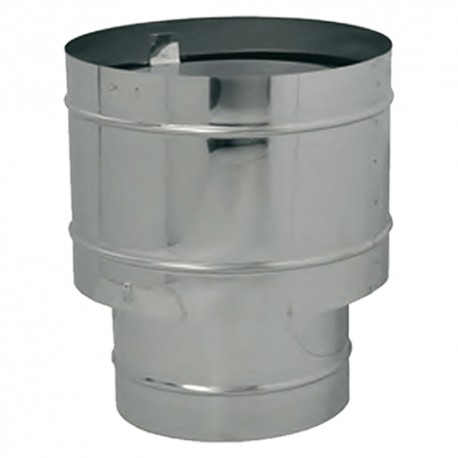 CAPPELLO ANTIVENTO D.200 INOX P.S.