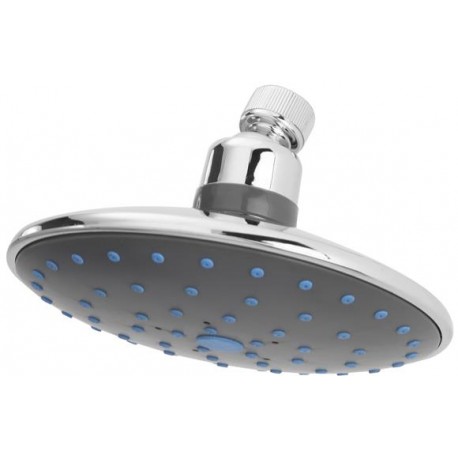 SOFFIONE ABS CROMO C/SNODO D 16