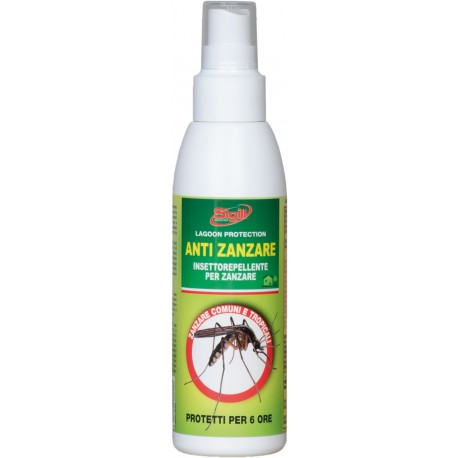 ANTIZANZARE 100 ML FLACONE NO GAS SPRUZZATORE