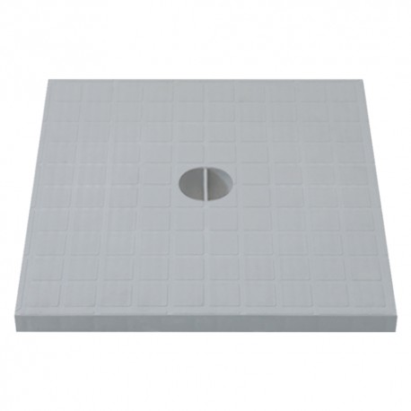 COPERCHIO PER POZZETTO PVC CM 30X30 GRIGIO