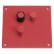 PIASTRA PIEGAFERRO CM 18X18 PER TONDO MM 16