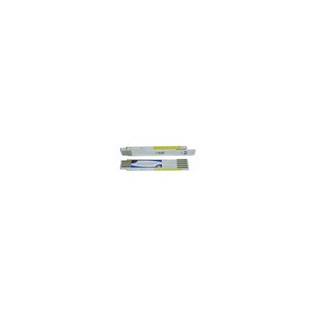 DOPPIOMETRO LEGNO B/GIALLO AXEL