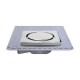CHIUSINO ABS SMART REGOLABILE CON PILETTA AVVIT. INOX CM 15X15 E GUAINA MQ1