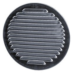 GRIGLIA AERAZIONE IN ALLUMINIO Ã¸ cm 12 (PZ 1)
