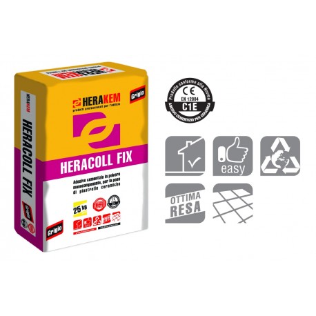 HERACOLL FIX GRIGIO KG.25