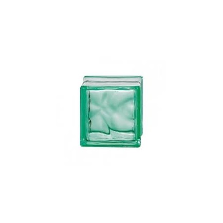 VETROMATTONE ONDULATO VERDE 19X19X8