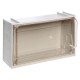 CASSETTIERA MODULARE COMPONIBILE 'CRYSTAL BOX' 3 cassetti - cm 60 x 15,5 x 17,5 (PZ 1)