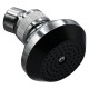 SOFFIONE LINEA 'BLACK' ABS cromato (PZ 1)