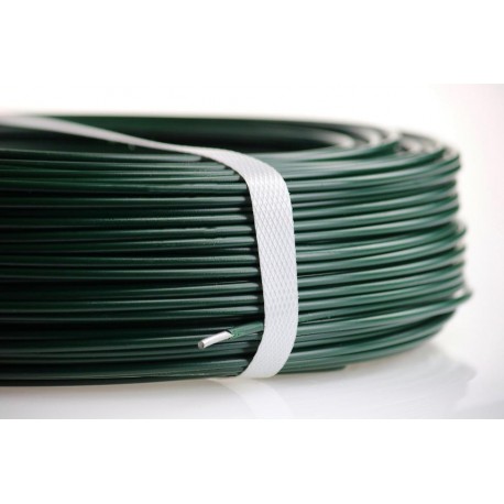 FILO FERRO PLASTIF.VERDE MM. 3,3 DA MT.100
