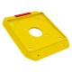 BASETTA INCAVO QUADRO CON CATARIFRANGENTE cm 22,8 x 18 x h.1,9 (esterno) (PZ 1)