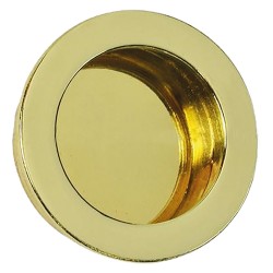 MANIGLIA TONDA PER PORTE SCORREVOLI Ã˜ 35 mm - oro lucido (PZ 1)