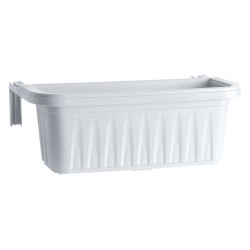 BALCONETTA RETTANGOLARE 'RONDINE' cm 50x20xh.18,5 - lt.11 bianco (PZ 1)