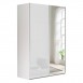 ARMADIO SCORREVOLE CON ANTA A SPECCHIO LINEA 'SYSTEMA' cm. 150 x 67 x h.222 - bianco + bianco laccato (PZ 1)