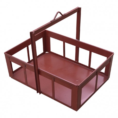 CESTA PORTAMATTONI 50x50xH25x H. tot.62 manico fisso (PZ 1)