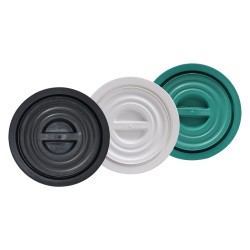 COPERCHIO PER BIDONE IMMONDIZIA SOVRAPPONIBILE per lt. 100/120 - nero (PZ 1)
