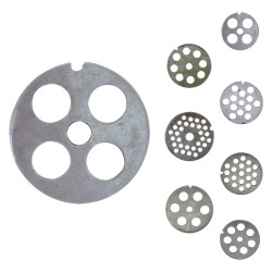 PIASTRA PER TRITACARNE MANUALE Per n.5 - 4 fori da 14 mm. (PZ 1)