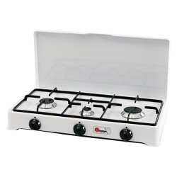 FORNELLO A GAS 3 FUOCHI mod. 5328 CGP - cm 58 x 28 x h 10 (PZ 1)