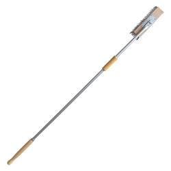 SPAZZOLA PER FORNO cm 16 x 5 - manico cm.160 (PZ 1)