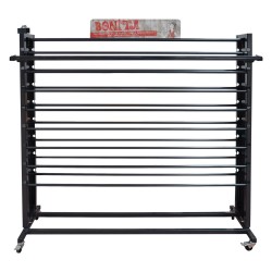 ESPOSITORE PER TOVAGLIATO con taglierina - cm. 50 (L) x 55 (P) x 140 (H) (PZ 1)