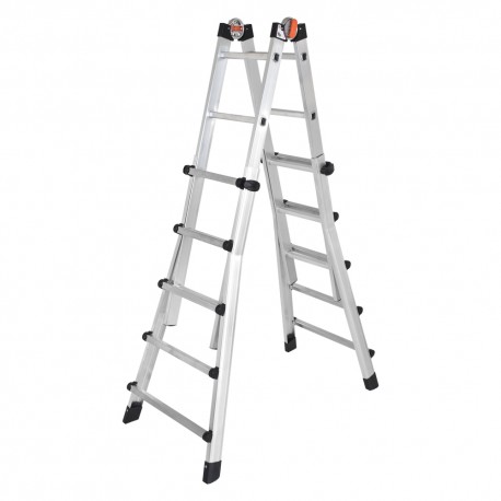 SCALA MULTIUSO 'PEPPINA' gr. 5+5 - ap. cm 482 / ch. cm 141 (PZ 1)