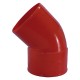CURVA A 45' DA 100 IN PVC