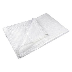 TELONE RETINATO CON OCCHIELLI mt 3 x 5 bianco - 160 gr./mq. (PZ 1)