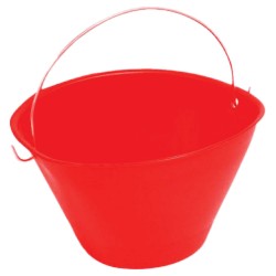 SECCHIO PER MURATORE 'EXTRA' rosso (PZ 10)