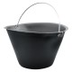 SECCHIO PER MURATORE nero Ã¸ mm 340 - capacitÃ  8 litri (PZ 1)