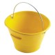 SECCHIO PER MURATORE 'MEK EDIL' giallo Ã¸ mm 360 - 14 litri (PZ 10)