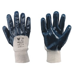 GUANTI NBR POLSO MAGLIA 'BROK 600' Tg. 8 (CP 12)