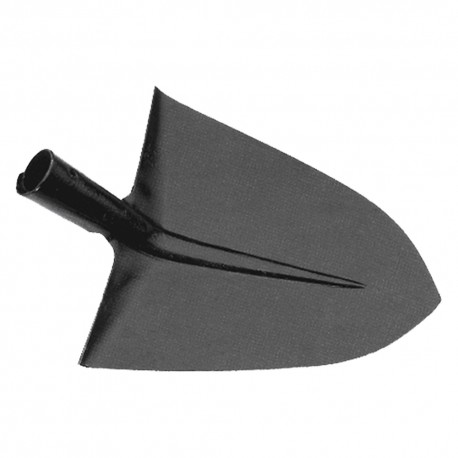 BADILE A PUNTA CON SPALLA senza manico - n.00 con rinforzo (PZ 25)