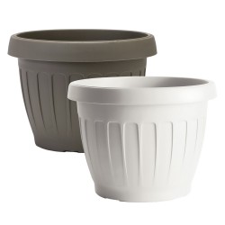 VASO TONDO Ã¸ 25 x h.18,5 Lt. 5,7 - cappuccino (PZ 1)