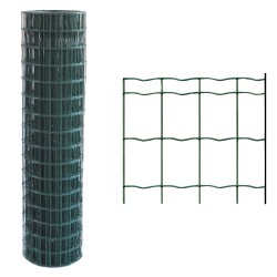 RETE ELETTROSALDATA PLASTIFICATA 76,2 x 63,5 Filo Ã˜ mm. 1,6/2 - H. cm 100 x mt. 25 (RT 1)