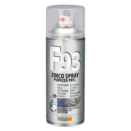 SMALTO SPRAY ZINCO 98% 'F93' ml 400 (PZ 12)